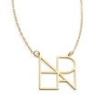 Minimalist Monogram Name Necklace