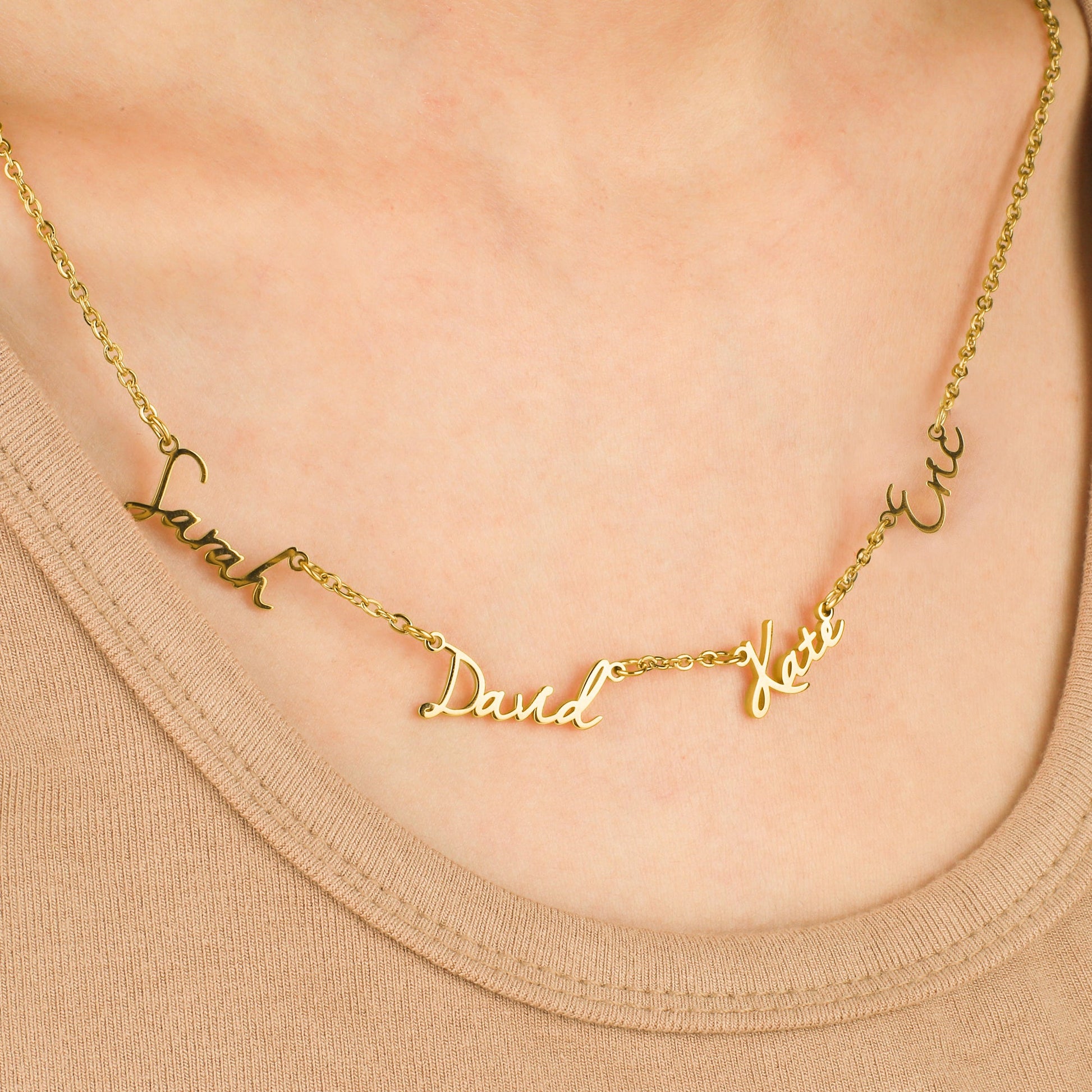Fairy Multiple Name Necklace | Add Up to 4 Names