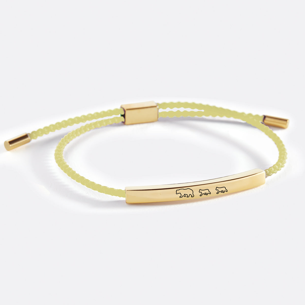 Mama Bear & Her Baby Bears Inspire Bracelet