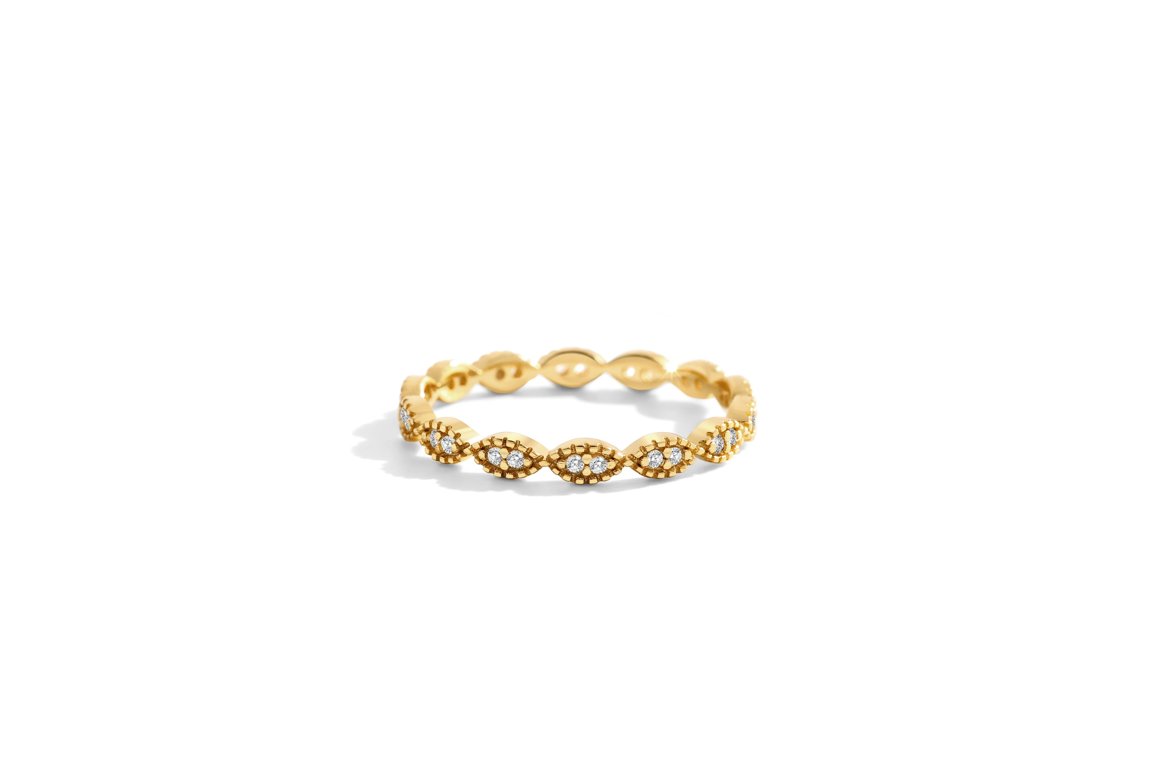 Marquise Shape Eternity Band