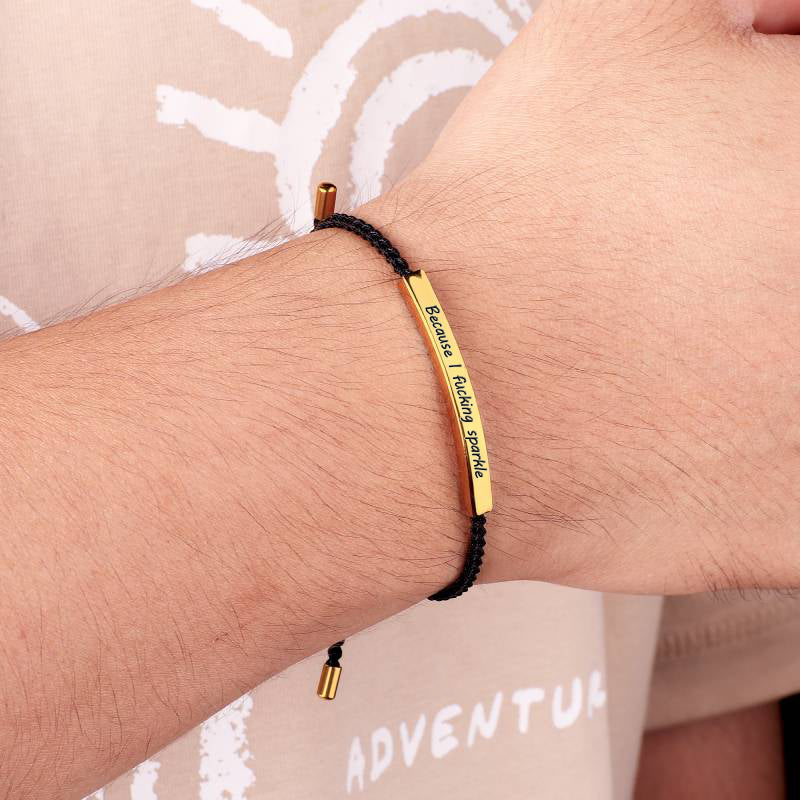 Because I F♥cking Sparkle Inspire Bracelet