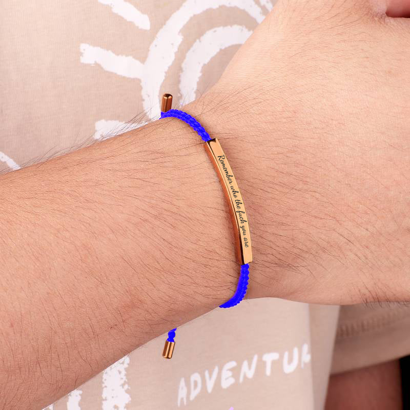 Remember Who the F♥ck You Are Inspire Bracelet