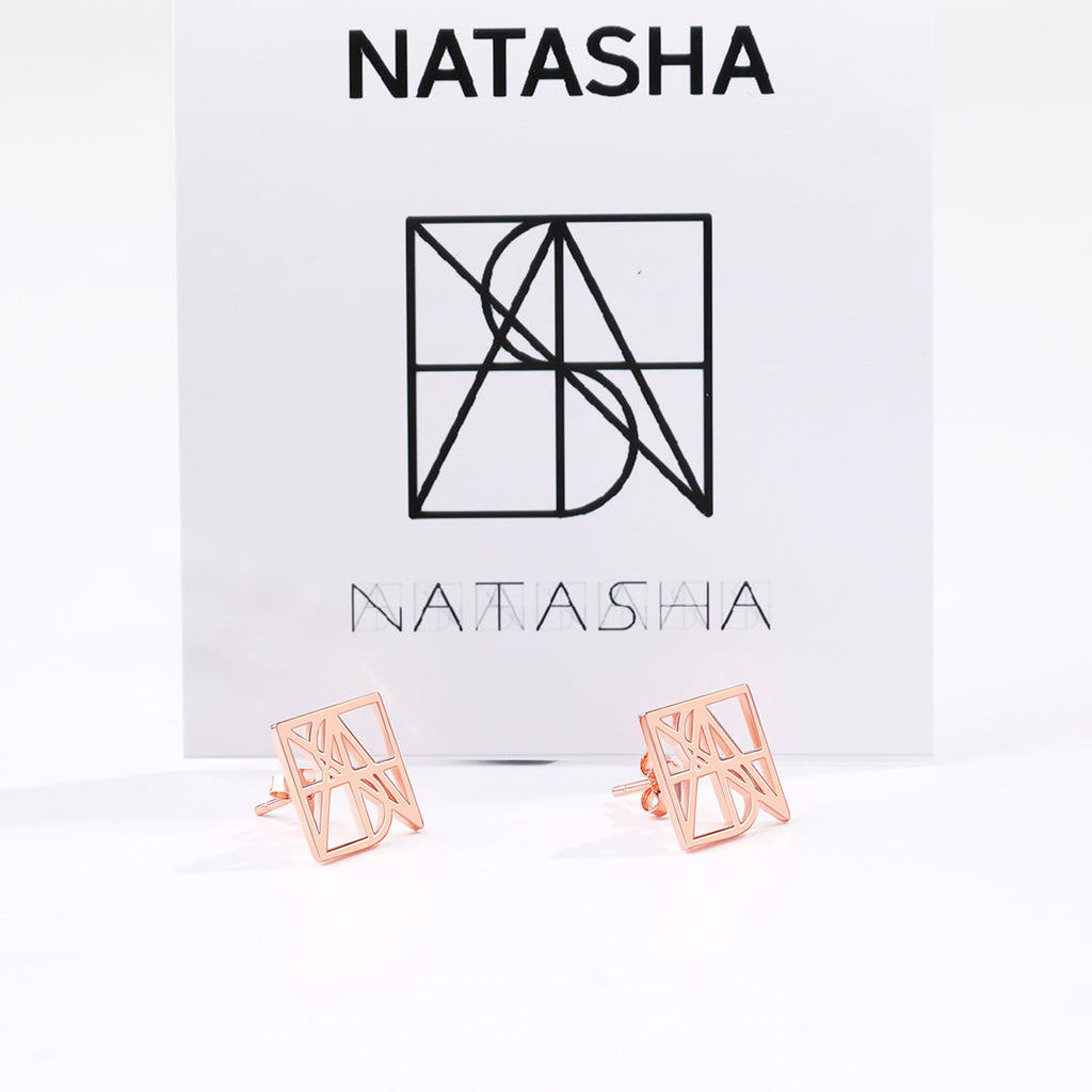 Monogram Name Earrings