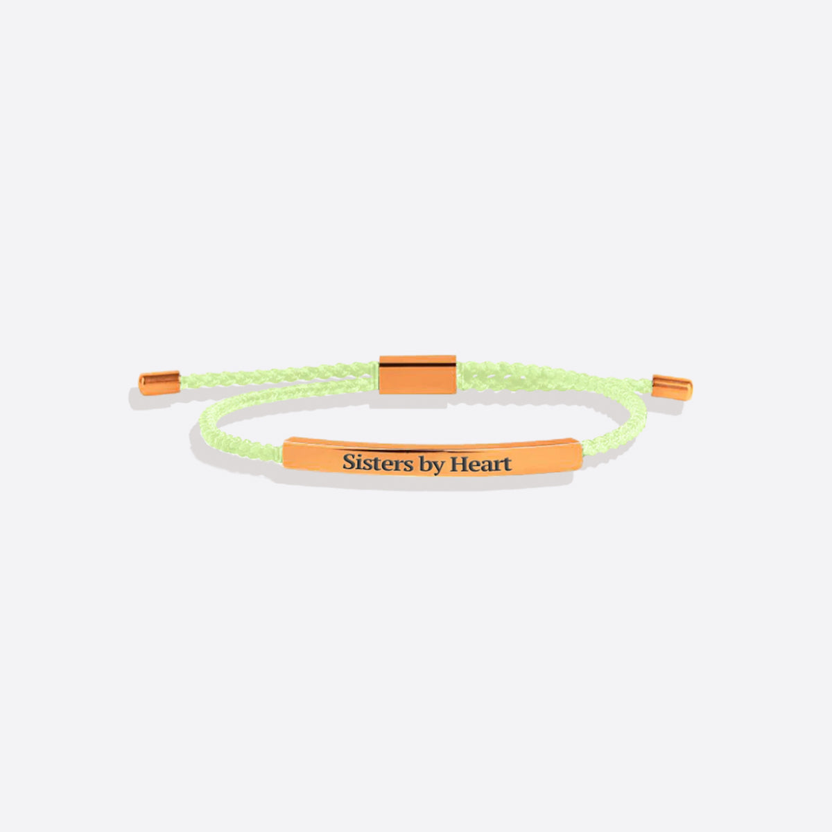 Not Sisters By Blood But Sisters By Heart Inspire Bracelet