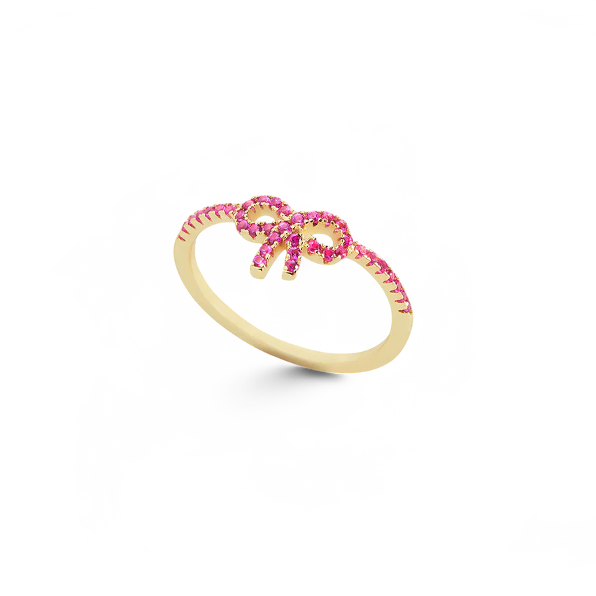 Pave Bow Ring