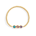 Personalized Birthstone Beaded Bracelet