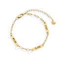 Personalized Paperclip Name Bracelet