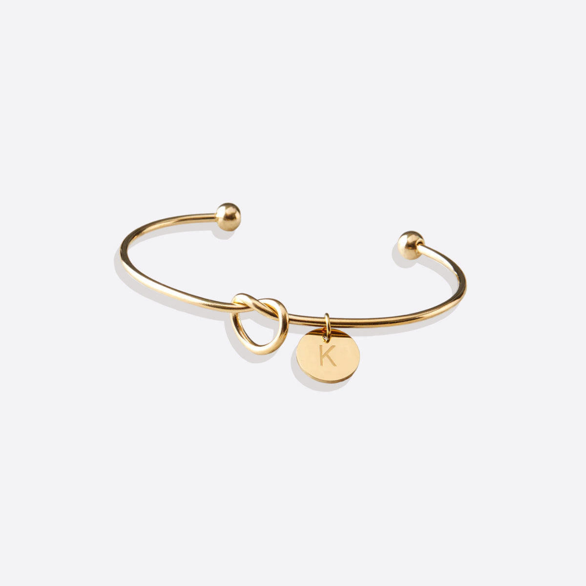Personalized Tie the Knot Bracelet • Bridesmaid Gift Bracelet