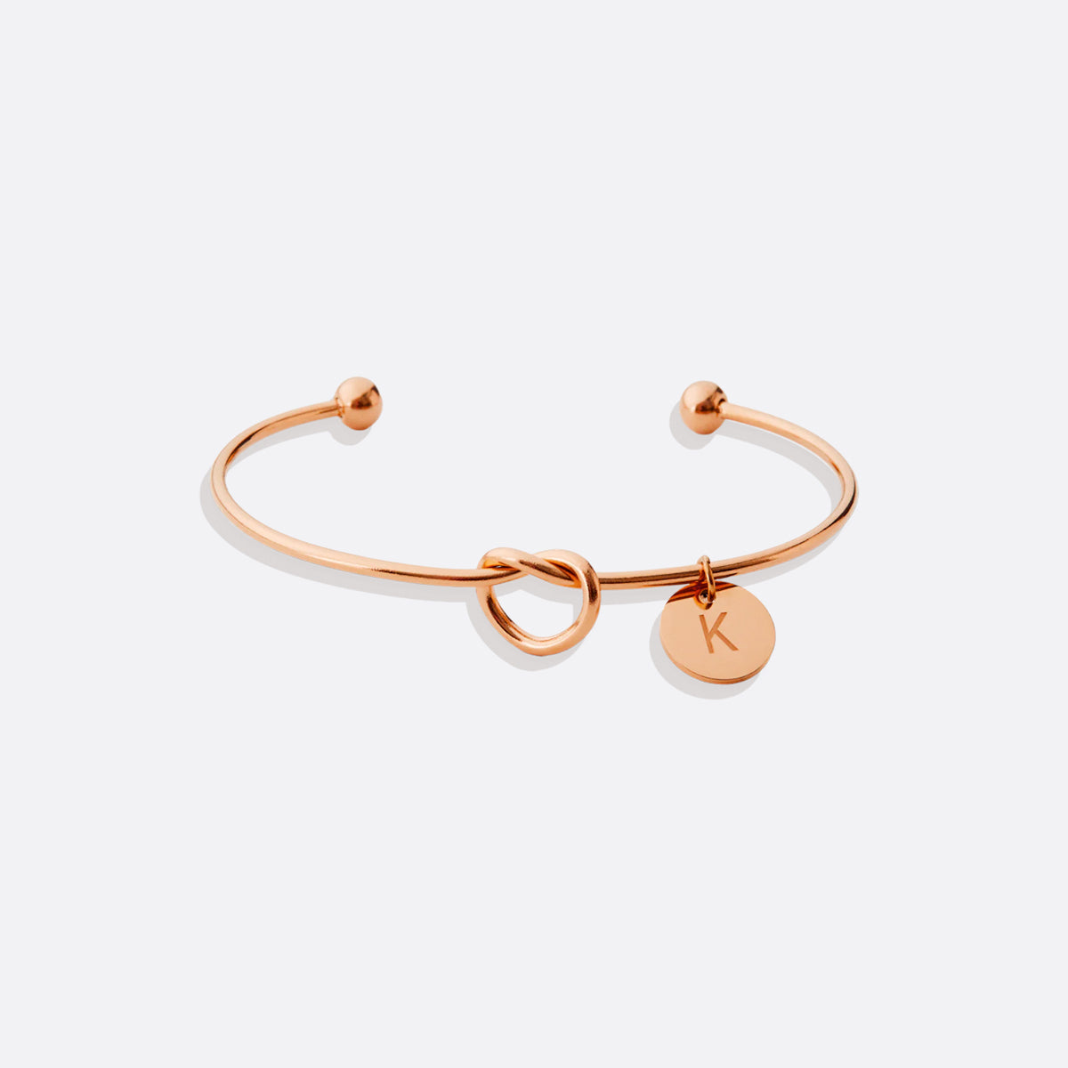 Personalized Tie the Knot Bracelet • Bridesmaid Gift Bracelet