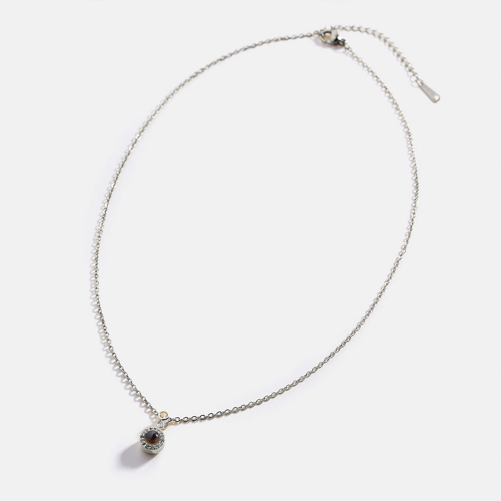 Petite Halo Photo Necklace