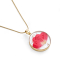 Pressed Birth Flower Necklace