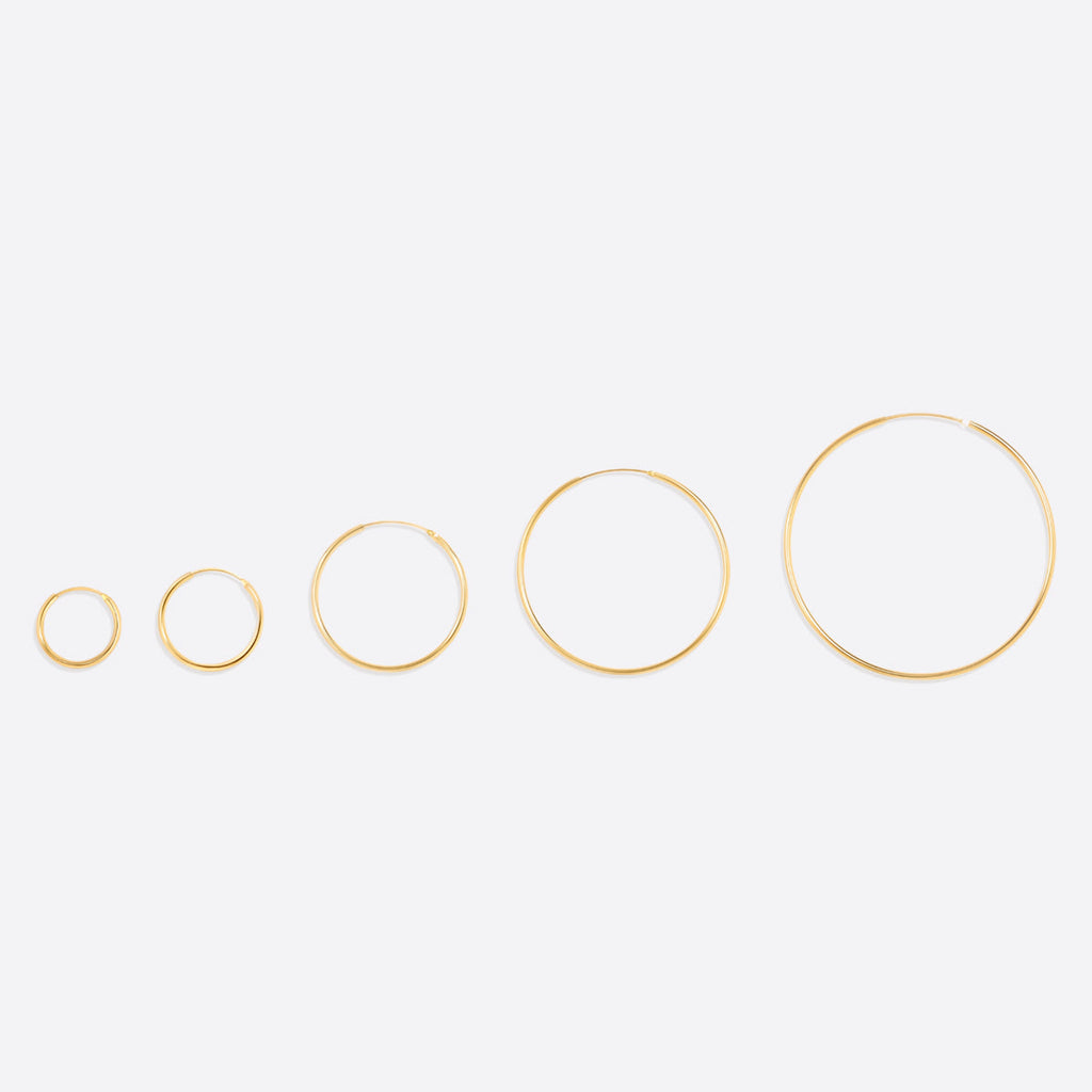 Endless Hoop Earrings