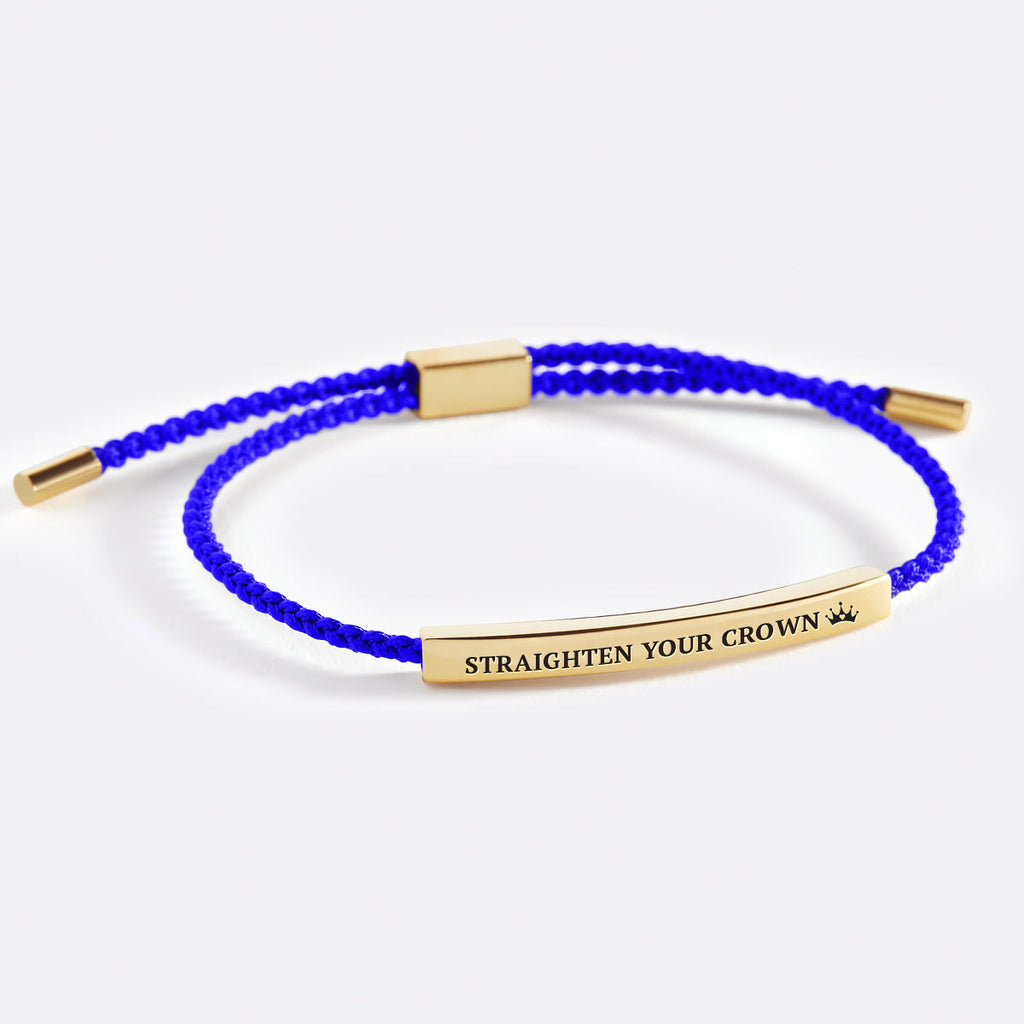 Remember Who You Are and Straighten Your Crown Inspire Bracelet