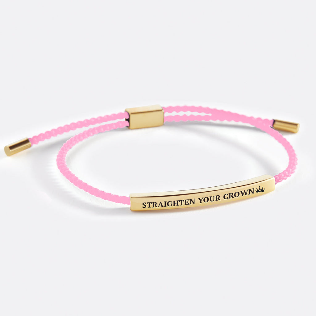 Remember Who You Are and Straighten Your Crown Inspire Bracelet