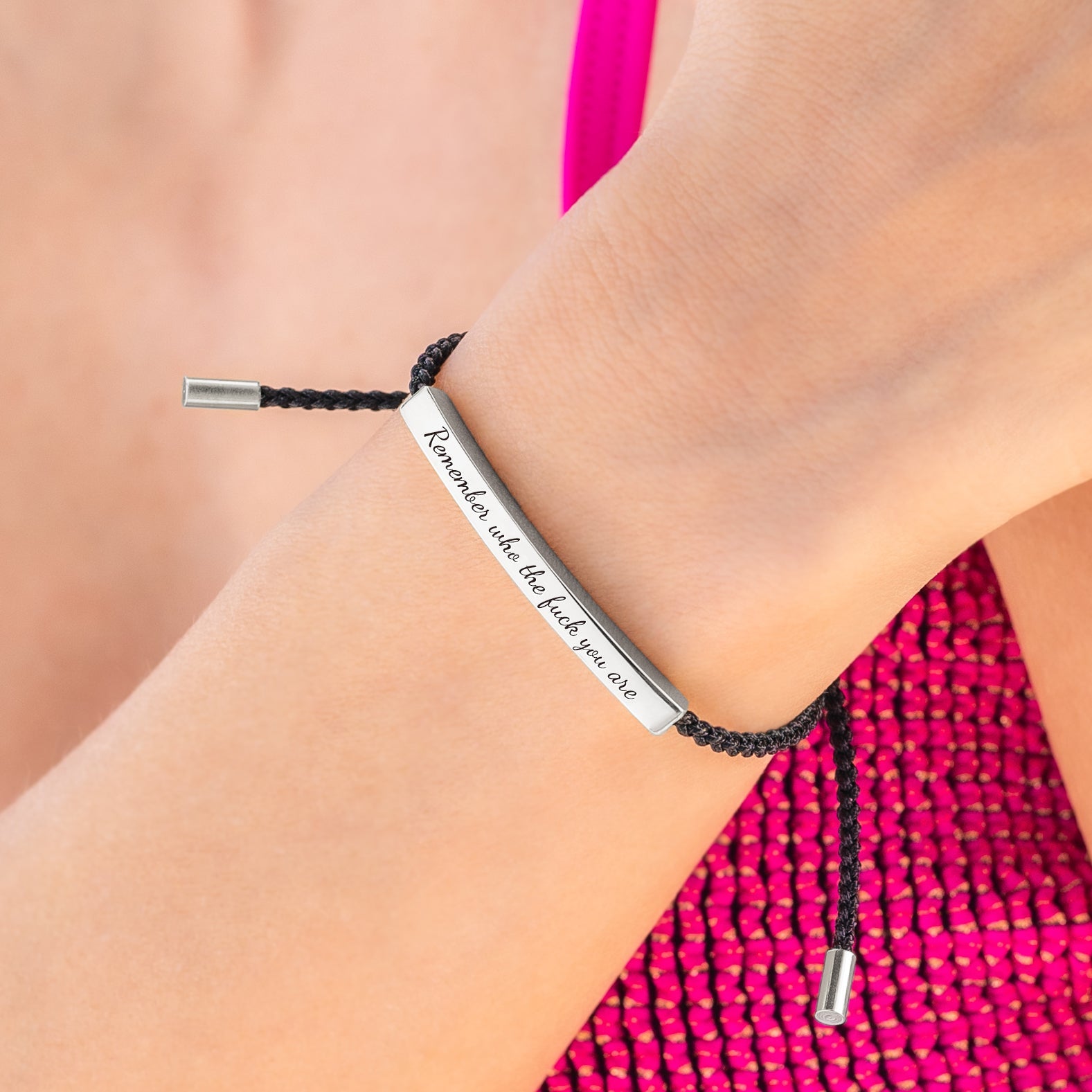 Remember Who the F♥ck You Are Inspire Bracelet