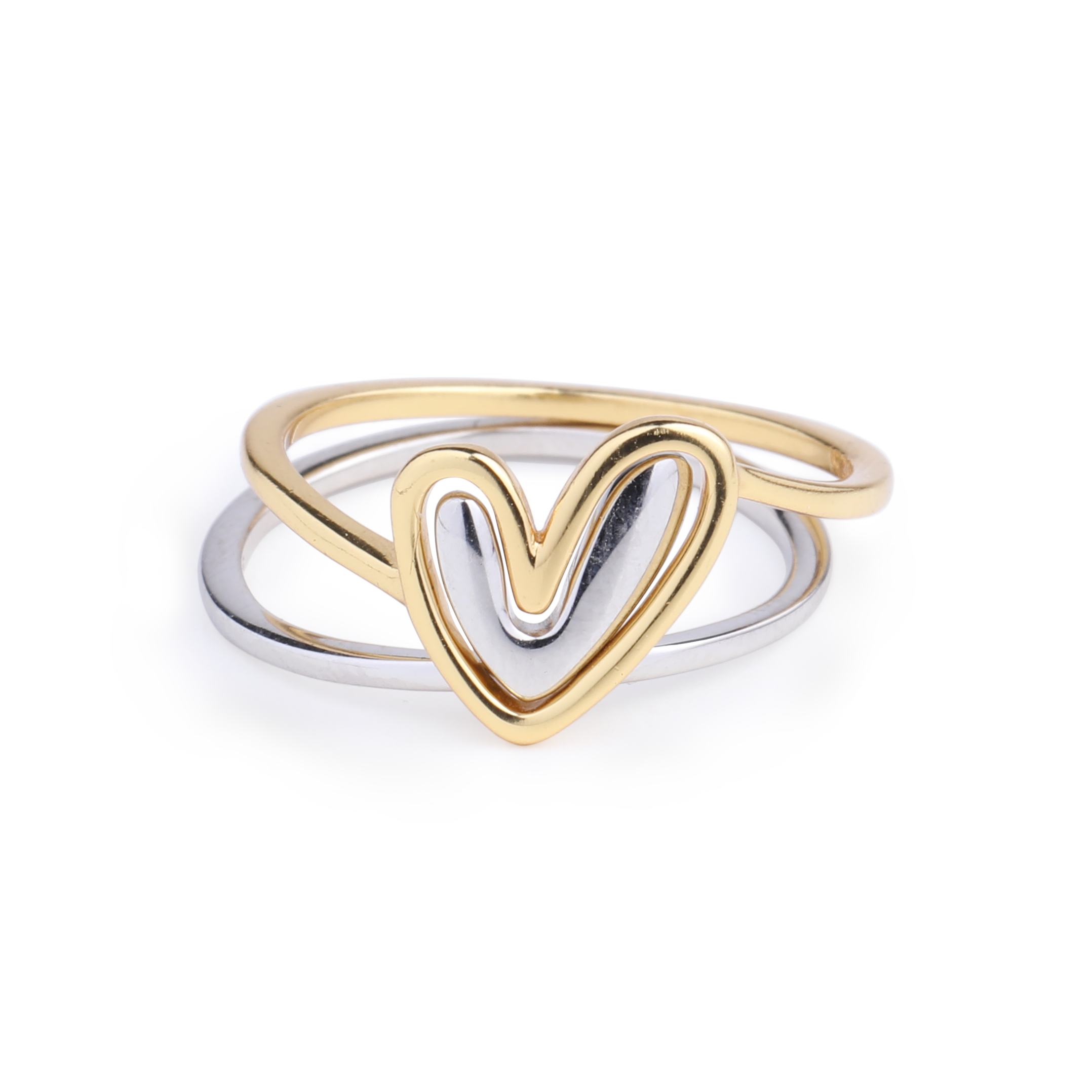 Self Love Layered Heart Ring