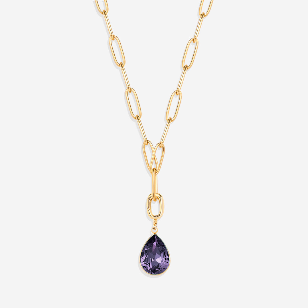 Teardrop Birthstone Charm