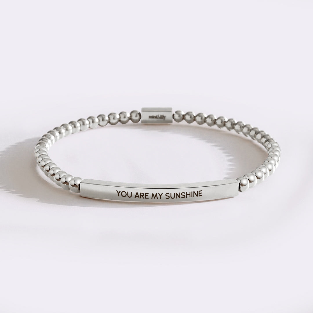 You Are My Sunshine Beaded Inspire Bracelet