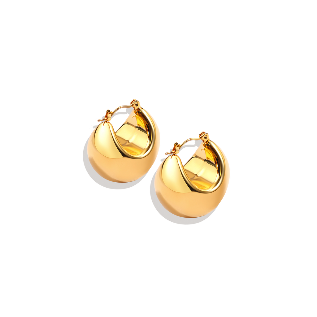 Sculpted Hoop Earrings