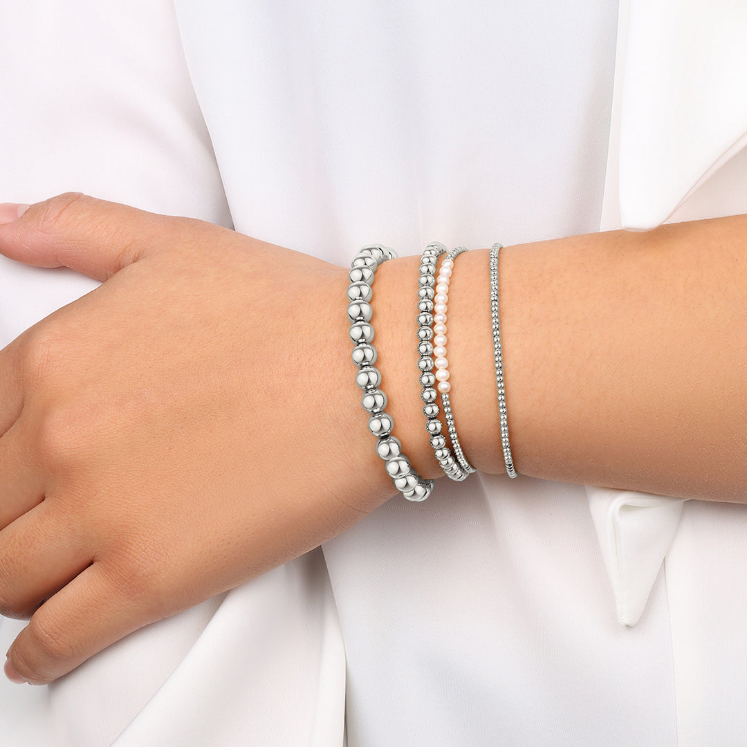 Everyday Pearl Bracelet Stacking Set