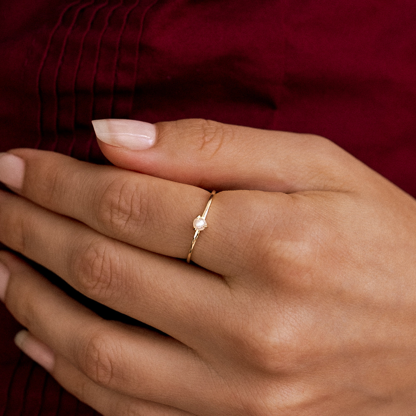 Pearl Stacking Ring