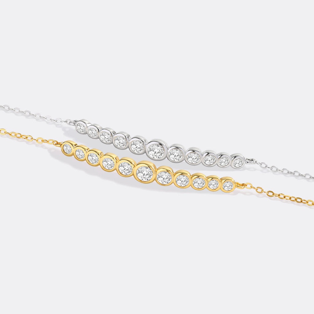 Graduated Bezel Bracelet