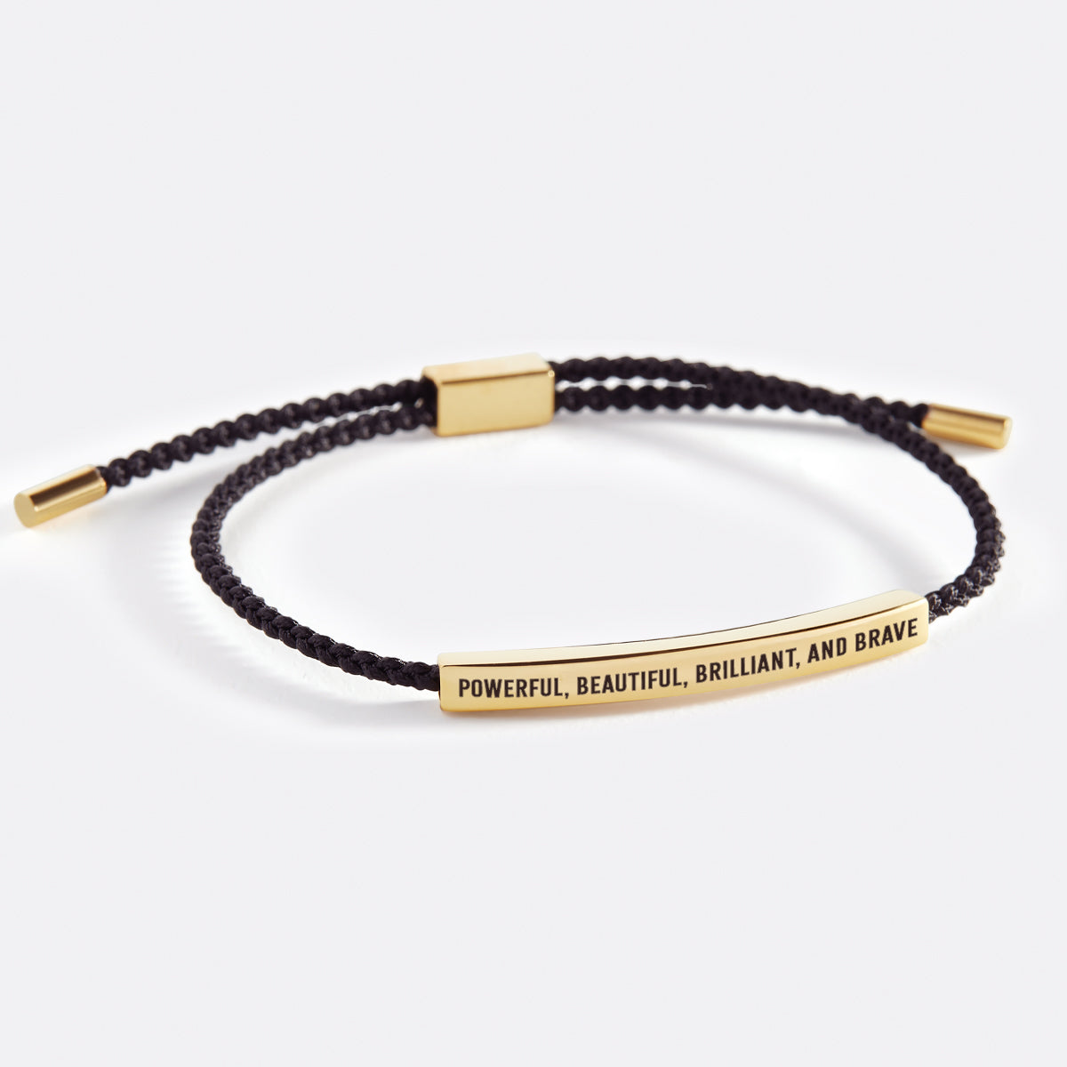 Powerful, Beautiful, Brilliant, and Brave Inspire Bracelet