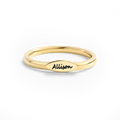 Skinny Name Ring
