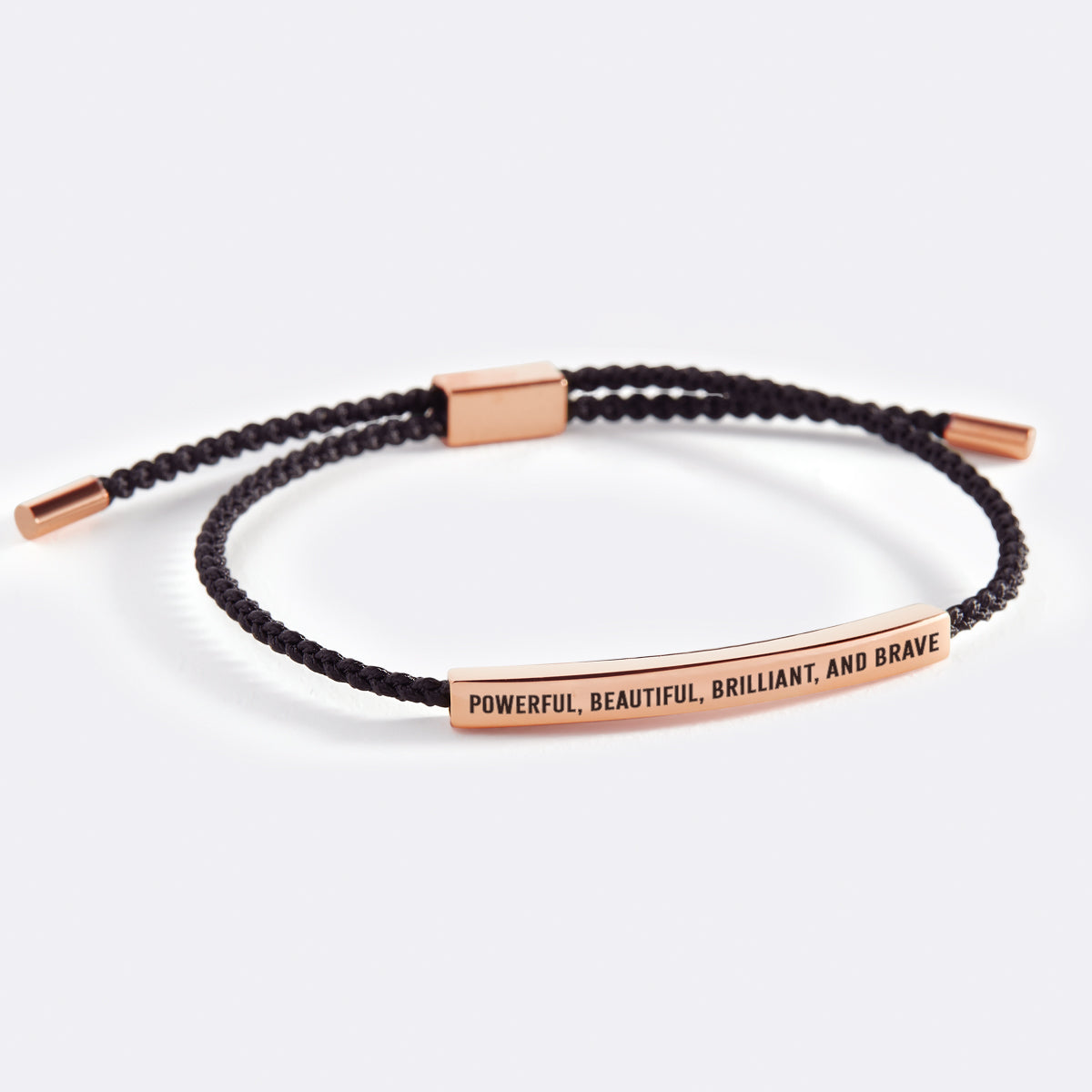 Powerful, Beautiful, Brilliant, and Brave Inspire Bracelet