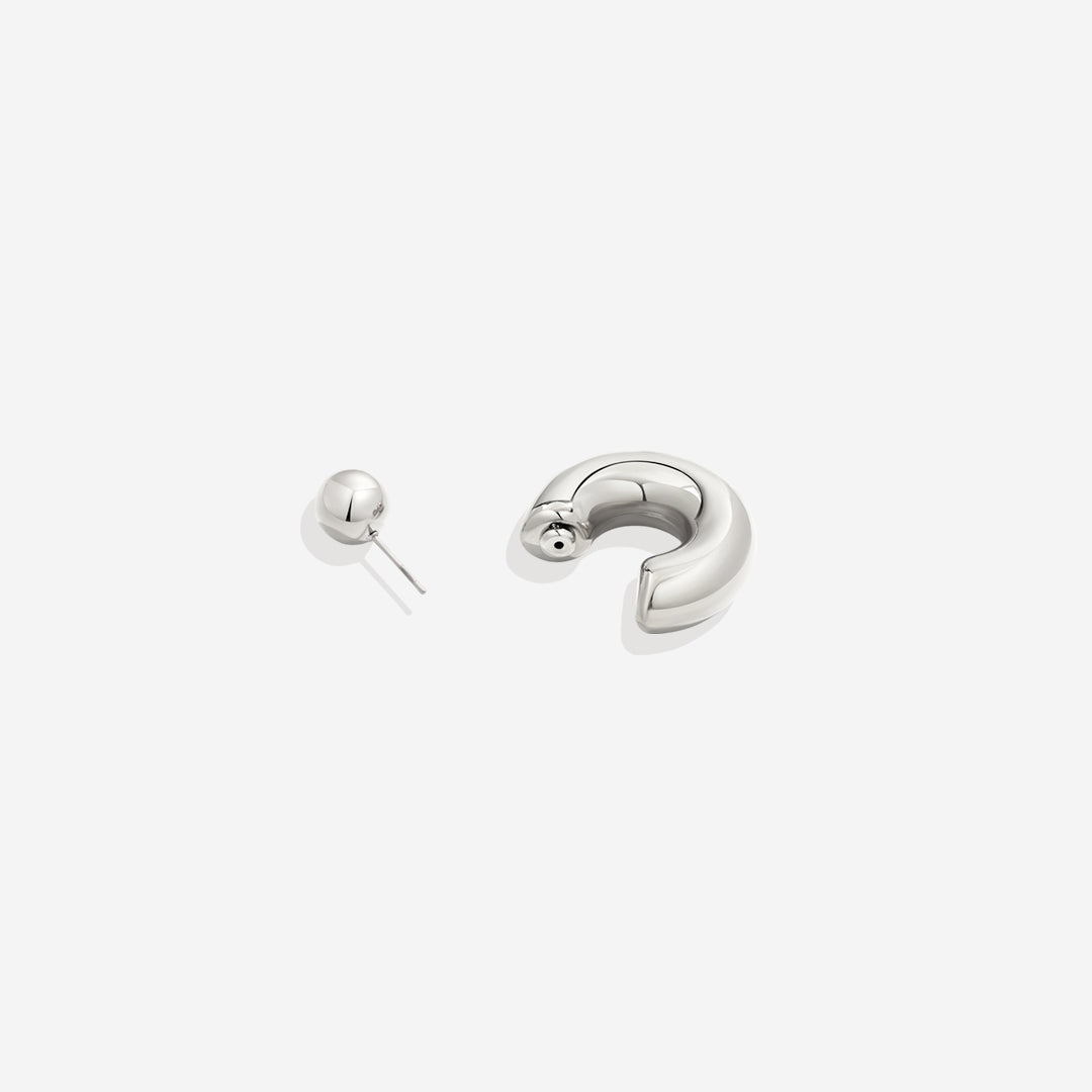 Reversible Hoop Earrings
