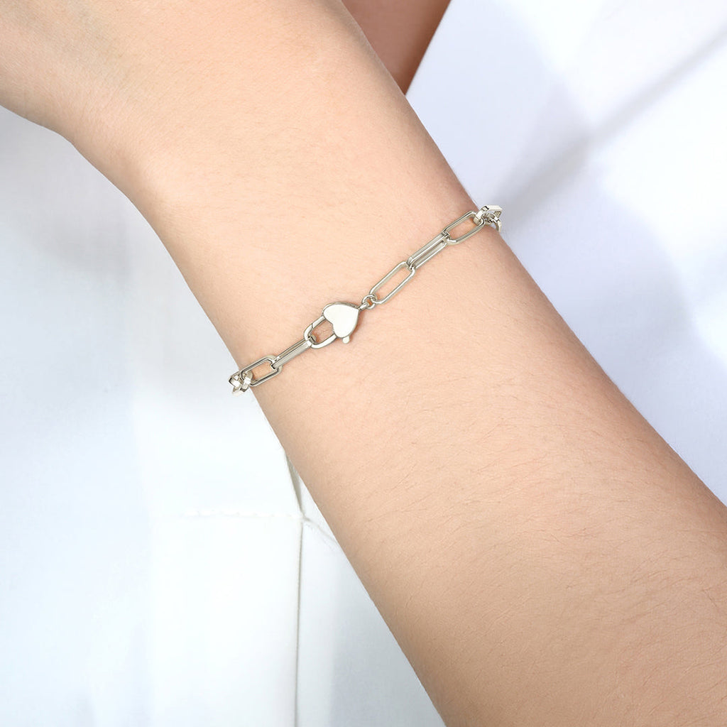 Heart Padlock Bracelet