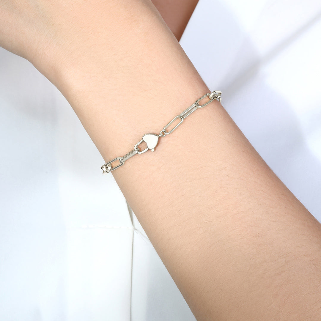 Heart Padlock Bracelet