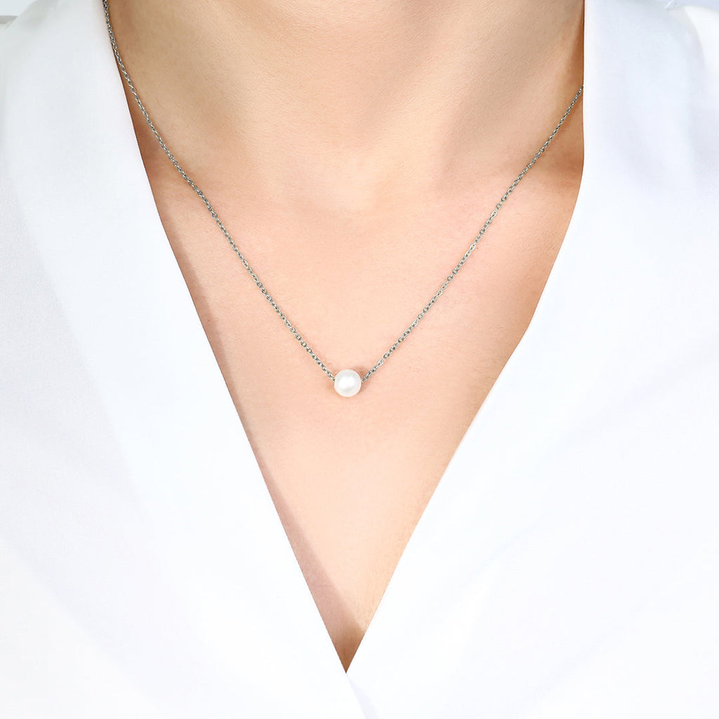 Floating Pearl Necklace