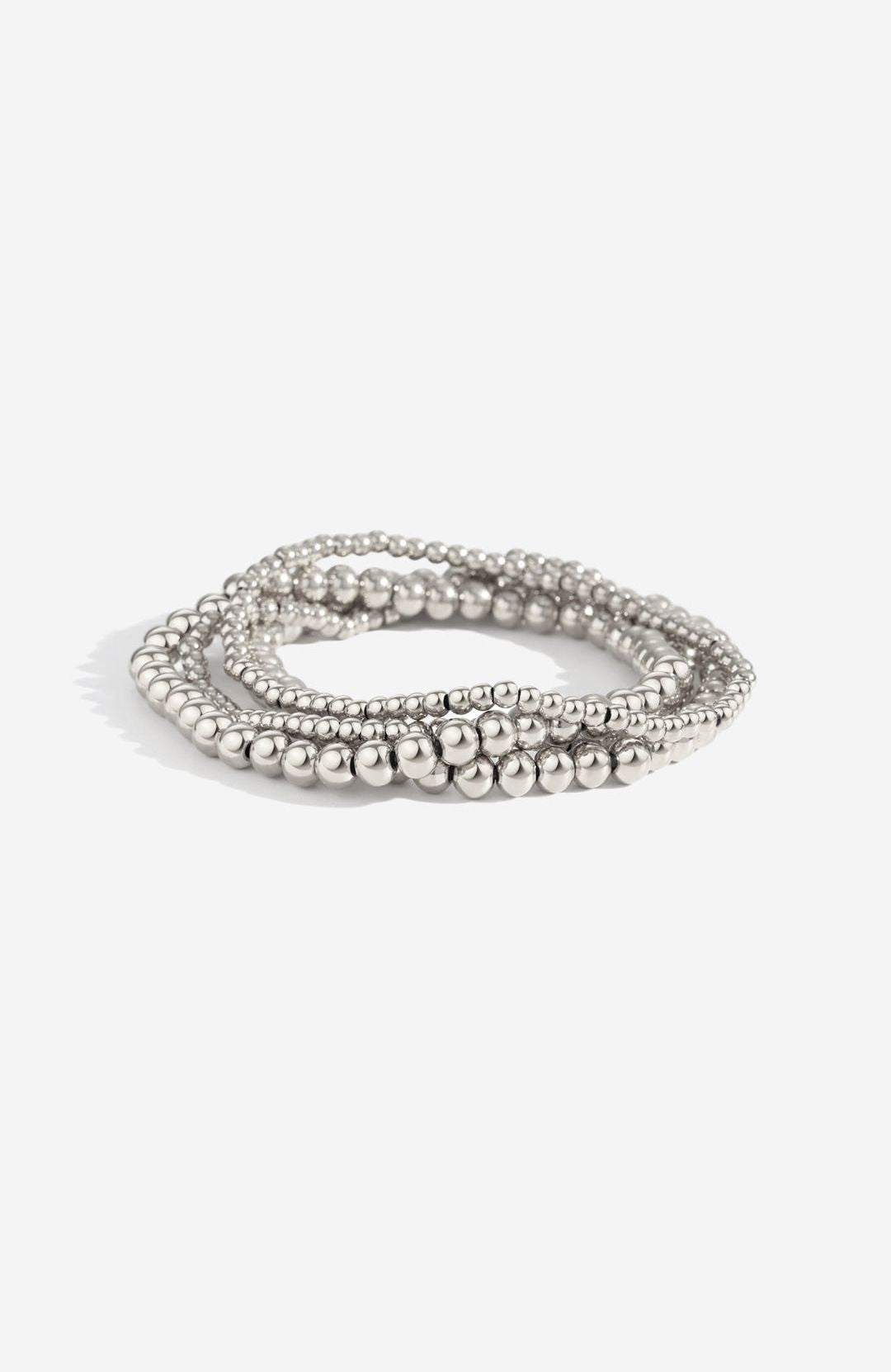3mm & 5mm Beaded Bracelet Stacking Set