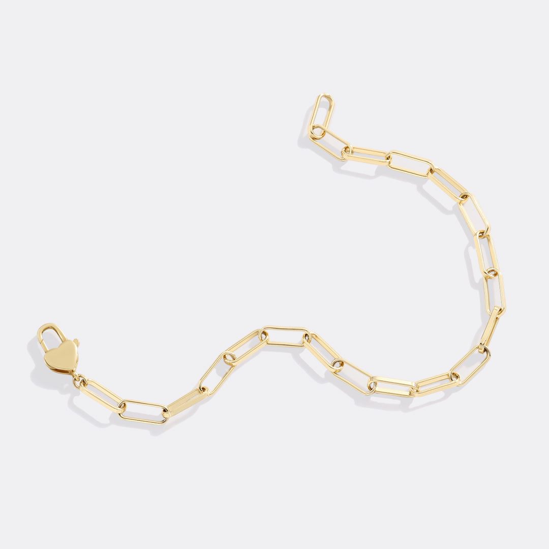 Heart Padlock Bracelet