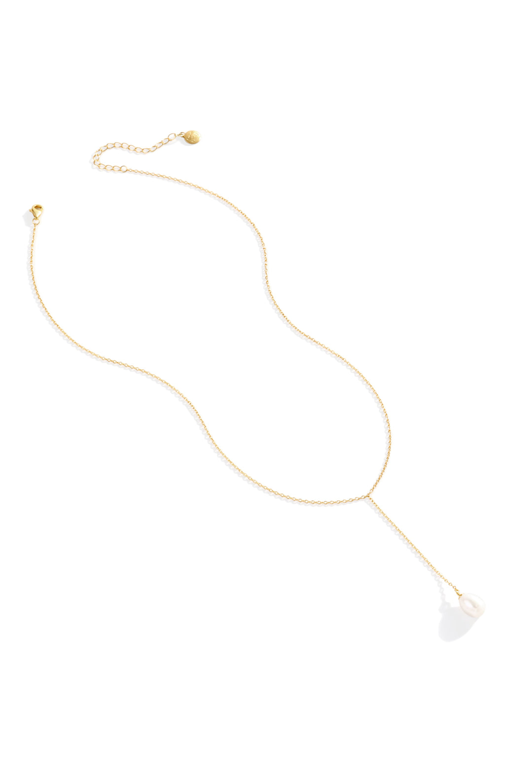 Pearl Lariat Necklace