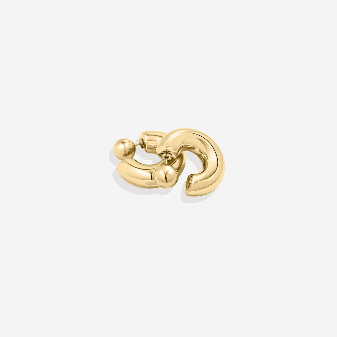 Reversible Hoop Earrings