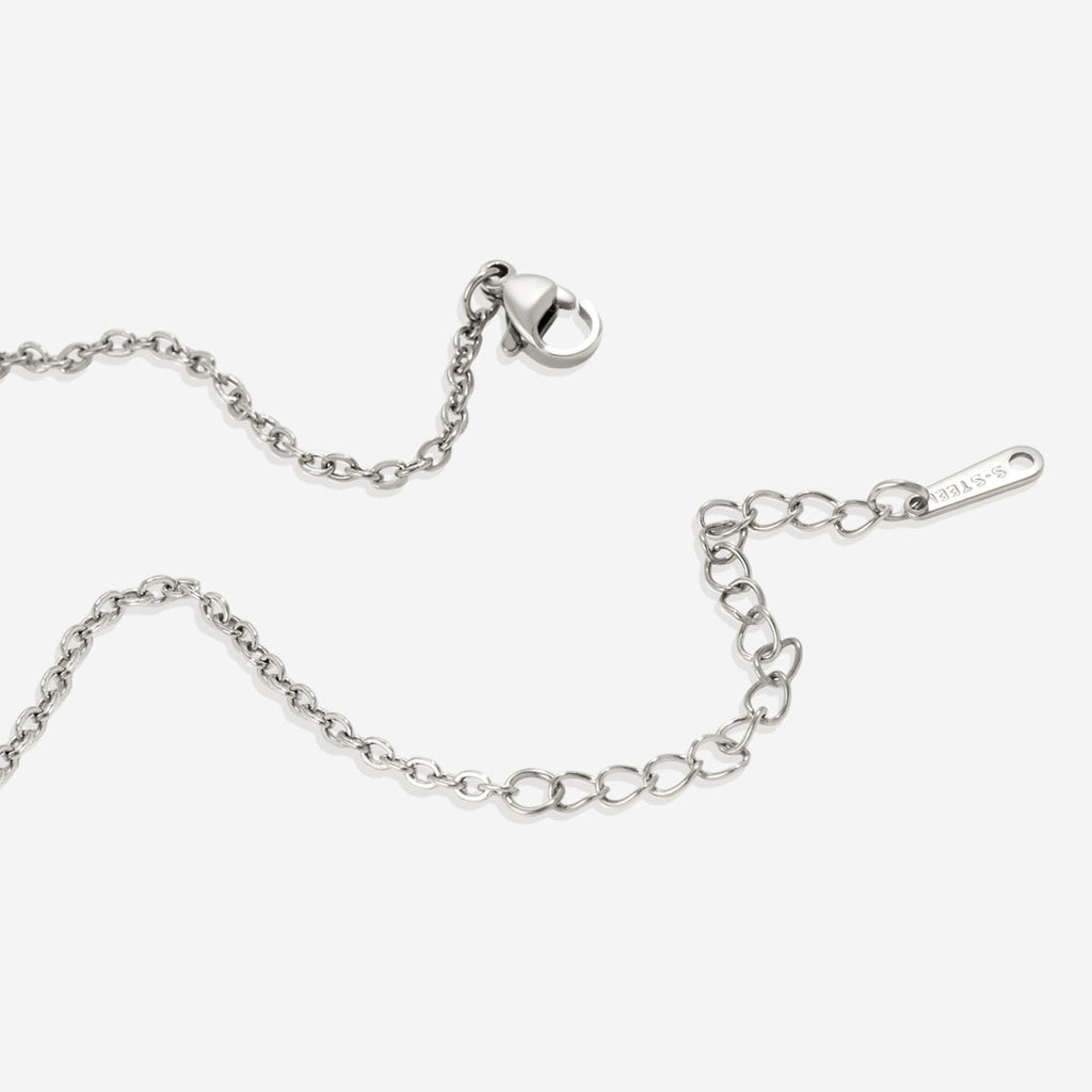 Monogram Portrait Pendant Necklace
