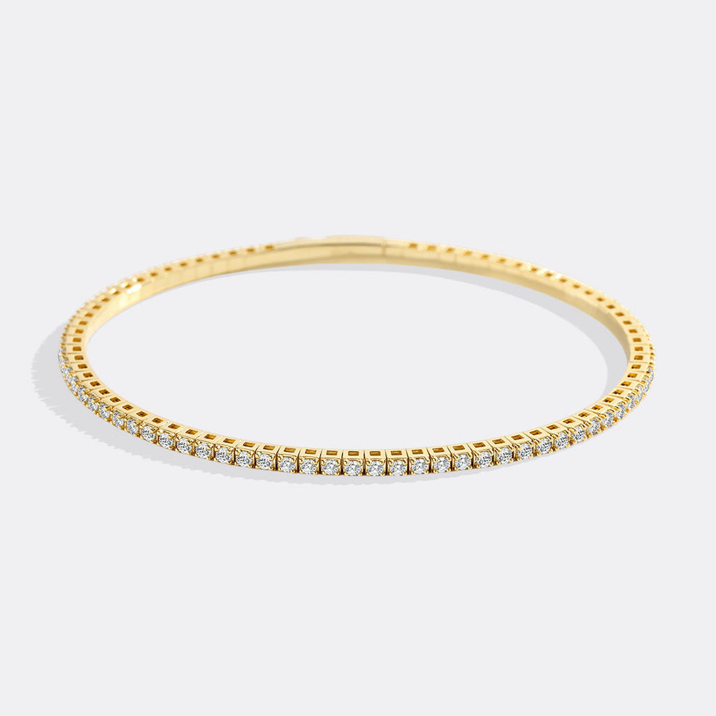 Flexible Diamond Tennis Bracelet