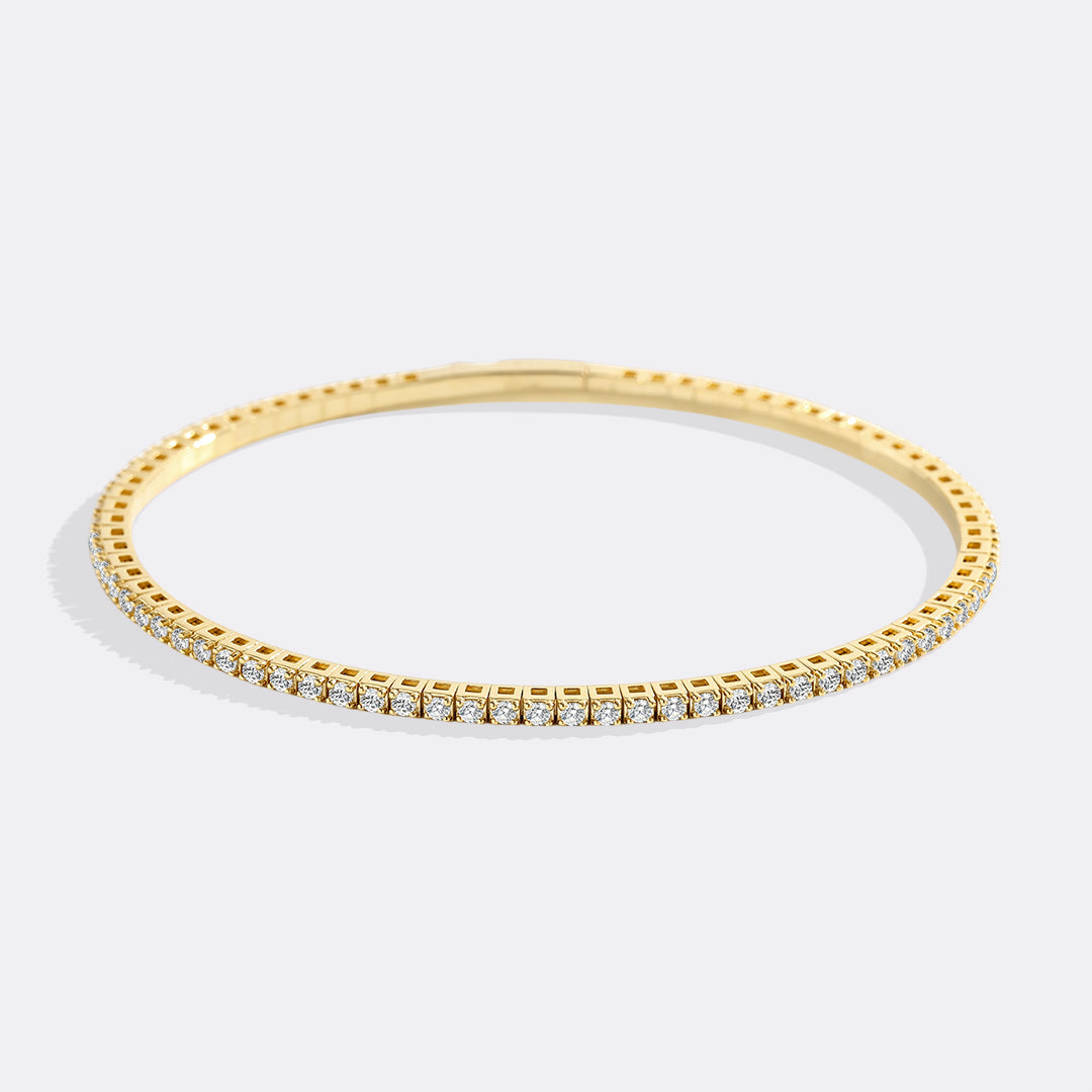 Flexible Diamond Tennis Bracelet