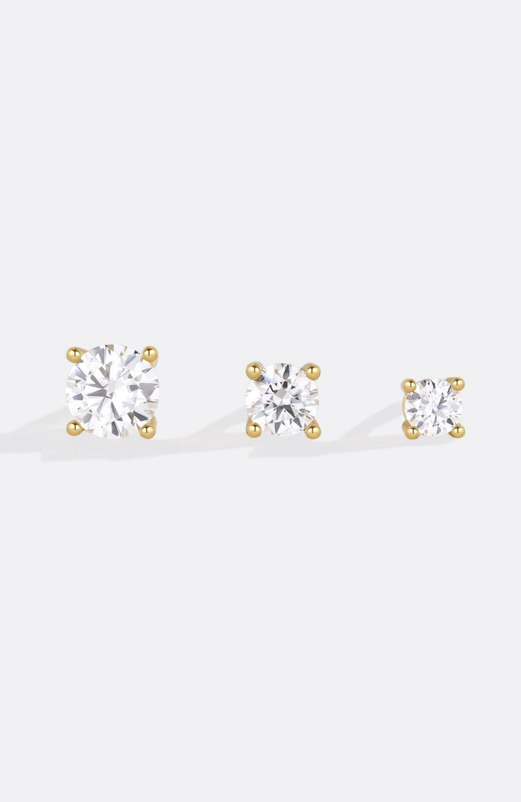 Classic Diamond Stud Earrings