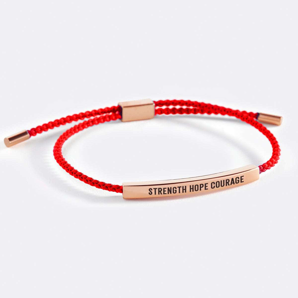 Strength Hope Courage Inspire Bracelet
