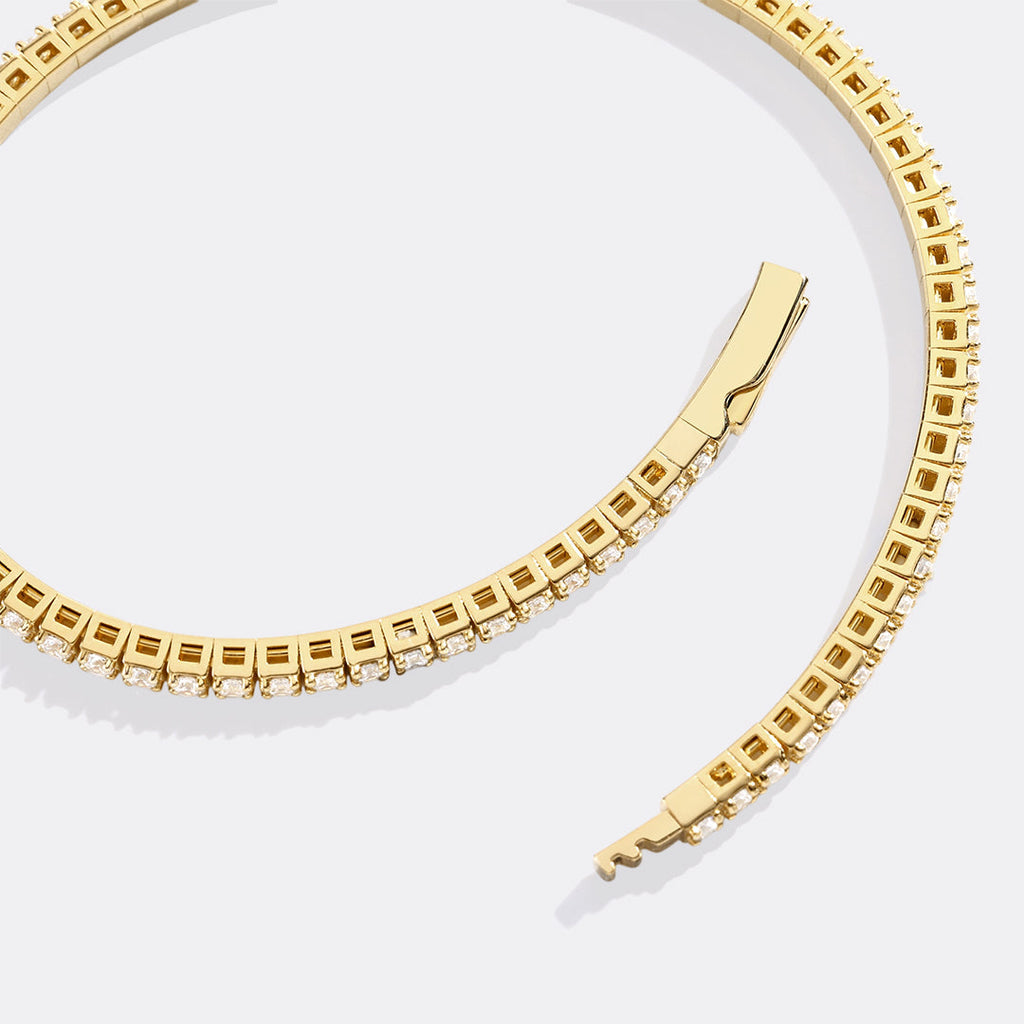 Flexible Diamond Tennis Bracelet
