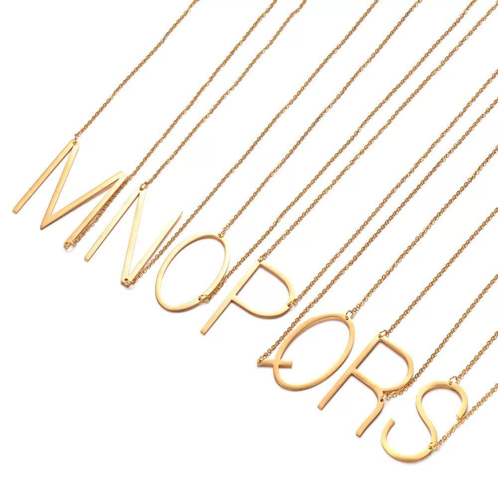 Statement Initial Necklace