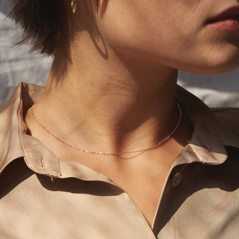 Dainty Cable Chain Necklace